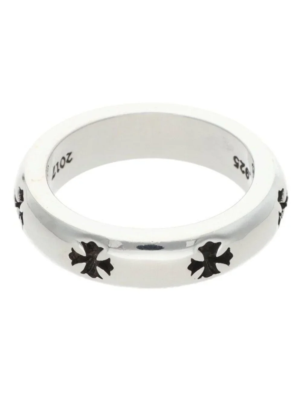Chrome Hearts Negative CH Plus Silver Ring